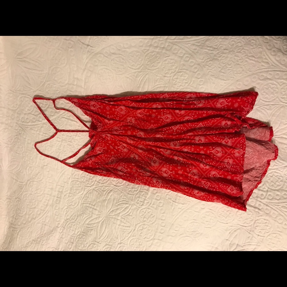 Red tank top